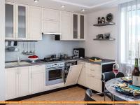 Кухня Vivat Mebel Сканди-04 (cappuccino softwood) картинка