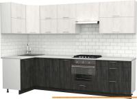 Кухня S-Company Клео крафт 1.2x3.0 левая (север дер. темное/север дер. светлое) картинка