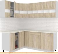 Кухня Кортекс-мебель Корнелия Экстра 1.5x2.1м (дуб сонома/мадрид) картинка