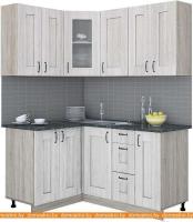 Кухня Интерлиния Мила Хольц 12x16 (шимо светлый) картинка