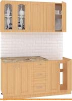 Кухня Кортекс-мебель Корнелия Ретро 1.6м (ольха/марсель) картинка