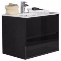 Тумба под умывальник Акватон Римини 60 черный глянец картинка