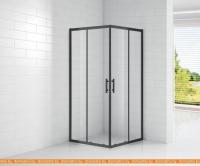 Душевой уголок Cezares Eco-O-A-2-100-C-Nero картинка