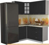 Кухня Интерлиния Мила Деко 1.2x1.7 (пепел/опал светлый) картинка