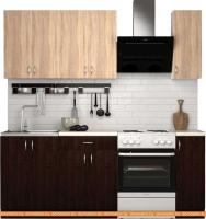 Кухня S-Company Клео лайт 1.5 (венге/дуб сонома) картинка