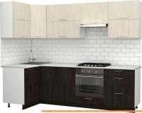 Кухня S-Company Клео крафт 1.2x2.6 левая (угольный камень/шелковый камень) картинка