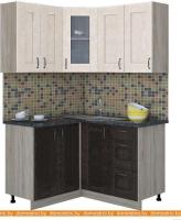 Кухня Интерлиния Мила Хольц 12x14 (дуб венге/дуб молочный) картинка