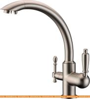 Смеситель ZorG ZR 314 YF-33 Nickel картинка