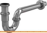 Сифон с переливом Alcaplast A45E картинка
