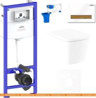 Унитаз Lavinia Boho Relfix Aveo Rimless 7 в 1 75110261 (белый пластик) картинка