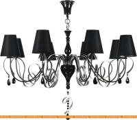 Подвесная люстра Maytoni Elegant Intreccio ARM010-08-R картинка