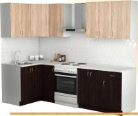 Кухня S-Company Клео лайт 1.2x2.0 левая (венге/дуб сонома) картинка