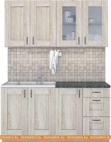 Кухня Интерлиния Мила Хольц 16 (дуб сонома) картинка