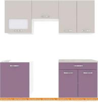 Кухня ВерсоМебель Эко-5 1.9 (виола/кашемир) картинка