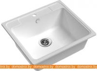 Кухонная мойка Ewigstein Elegant 60 (иней) картинка