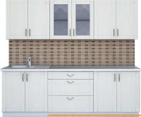 Кухня Интерлиния Мила Крафт 2.4Б (дуб полярный) картинка