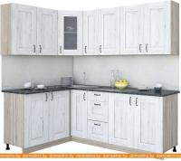 Кухня Интерлиния Мила Хольц 14x21 (дуб белый) картинка