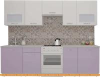 Кухня ВерсоМебель ЭкоЛайт-5 2.8 (белый/вереск) картинка