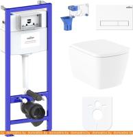 Унитаз Lavinia Boho Relfix Aveo Rimless 7 в 1 87040121 (белый пластик) картинка