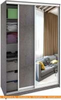 Шкаф-купе Кортекс-мебель Сенатор ШК10-45 Классика ДСП с зеркалом (береза) картинка