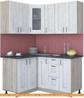 Кухня Интерлиния Мила Хольц 12x15 (дуб белый) картинка