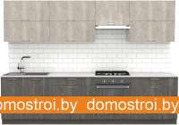 Кухня S-Company Клео крафт 3.0 (железный камень/бетонный камень) картинка