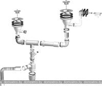 Сифон с переливом Ukinox S805 картинка