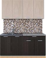 Кухня Интерлиния Мила Лайт 1.6 (дуб молочный/дуб венге) картинка