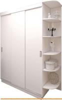 Шкаф-купе ЭлиГард Лагуна ШЛ-06.П.0 (белый) картинка