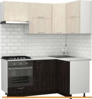 Кухня S-Company Клео крафт 1.2x1.8 правая (угольный камень/шелковый камень) картинка