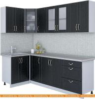 Кухня Интерлиния Мила Крафт 1.2x2.4 (дуб английский) картинка