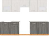 Кухня ВерсоМебель Эко-5 2.7 (северное дерево светлое/северное дерево темное) картинка