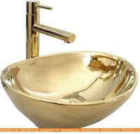 Умывальник Pea Sofia (золотистый) картинка