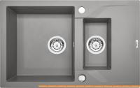 Кухонная мойка Deante Andante ZQN S513 (серый металлик) картинка