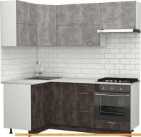 Кухня S-Company Клео крафт 1.2x2.0 левая (ателье темное/ателье светлое) картинка