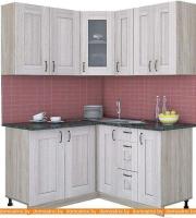 Кухня Интерлиния Мила Хольц 14x15 (шимо светлый) картинка