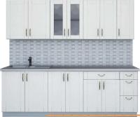 Кухня Интерлиния Мила Крафт 2.3Б (дуб полярный) картинка