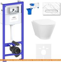 Унитаз Lavinia Boho Relfix Elegant Rimless 7 в 1 87561115 (statuary камень) картинка