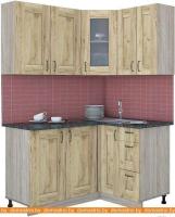 Кухня Интерлиния Мила Хольц 14x12 (дуб золотой) картинка