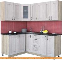 Кухня Интерлиния Мила Хольц 14x19 (шимо светлый) картинка