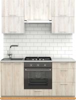 Кухня S-Company Клео крафт 1.6 (сосна лофт кремовая/сосна лофт белая) картинка