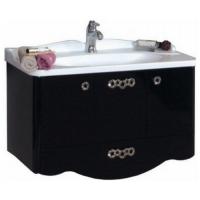 Тумба под умывальник Акватон Венеция 90 черная картинка