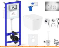 Унитаз Lavinia Boho Relfix Aveo Rimless 10 в 1 98010186 (хром пластик) картинка