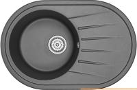 Кухонная мойка Granula 7601 (черный) картинка