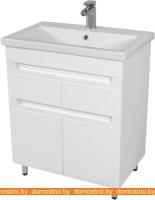 Тумба под умывальник Аква Родос Омега 70 (белый) картинка