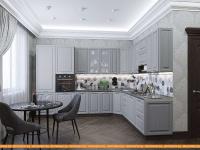 Кухня Vivat Mebel Ницца-04 (дуб серый) картинка