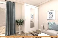 Шкаф-купе ЭлиГард Лагуна ШЛ-05.1 (белый) картинка