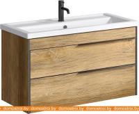 Тумба Aqwella Fargo 100 FRG0110DB под умывальник Фостер 4640021065204 картинка