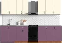 Кухня S-Company Клео колор 2.6 (виола/ваниль) картинка