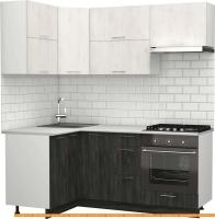 Кухня S-Company Клео крафт 1.2x1.9 левая (север дер. темное/север дер. светлое) картинка